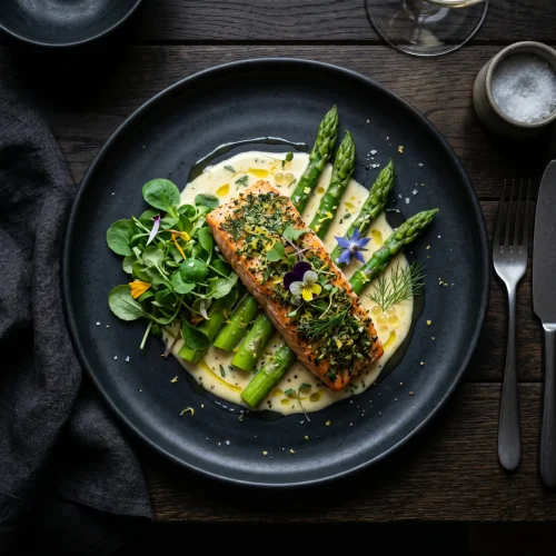 Herb-Crusted Salmon